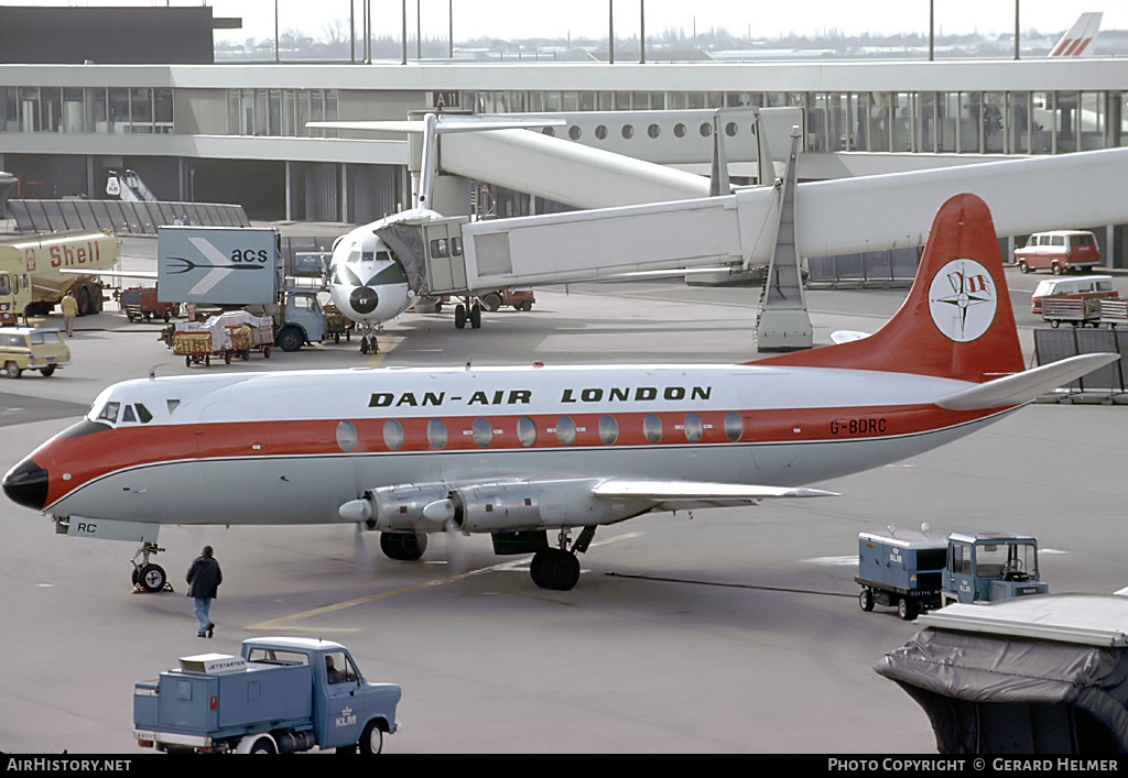 Aircraft Photo of G-BDRC | Vickers 724 Viscount | Dan-Air London | AirHistory.net #145087