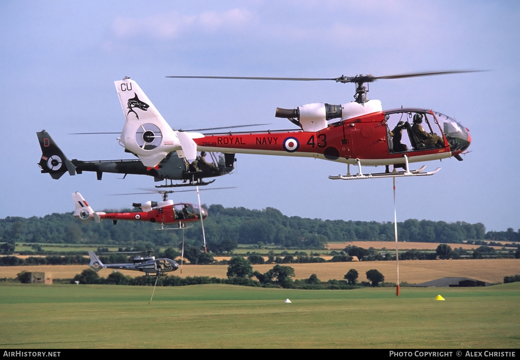 Aircraft Photo of ZB649 | Aerospatiale SA-341C Gazelle HT2 | UK - Navy | AirHistory.net #145093