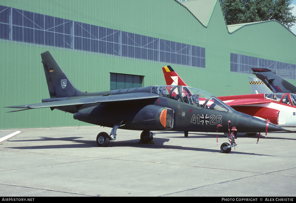 Aircraft Photo of 4126 | Dassault-Dornier Alpha Jet A | Germany - Air Force | AirHistory.net #145113