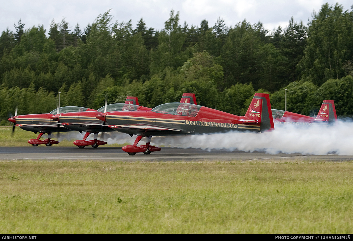 Aircraft Photo of JY-RFD | Extra EA-300L | Royal Jordanian Falcons | AirHistory.net #145119