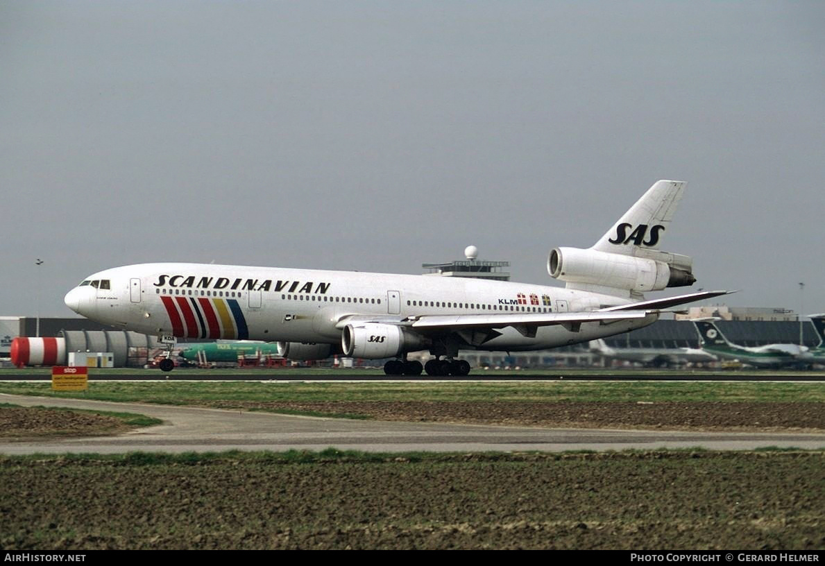 Aircraft Photo of OY-KDA | McDonnell Douglas DC-10-30 | Scandinavian Airlines - SAS | AirHistory.net #145123