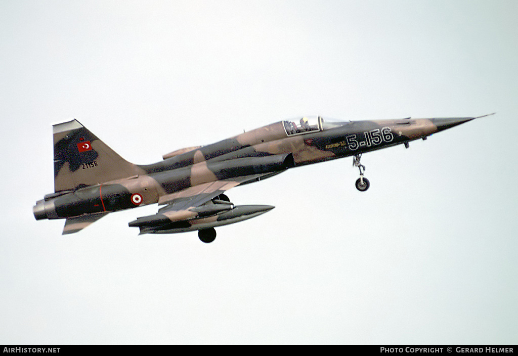Aircraft Photo of 21156 | Northrop F-5A Freedom Fighter | Turkey - Air Force | AirHistory.net #145128