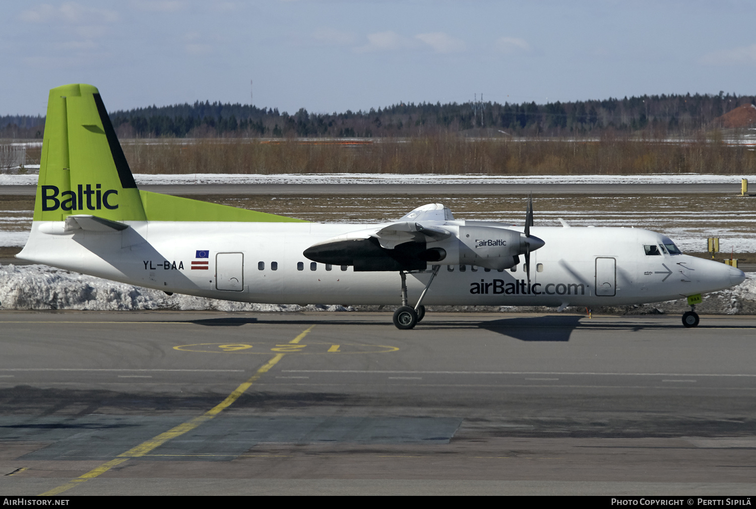 Aircraft Photo of YL-BAA | Fokker 50 | AirBaltic | AirHistory.net #145148