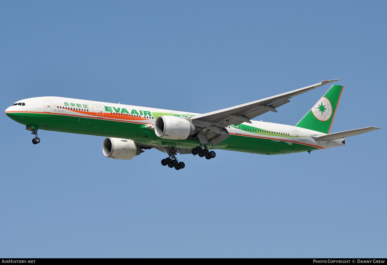 Aircraft Photo of B-16701 | Boeing 777-35E/ER | EVA Air | AirHistory.net #145198