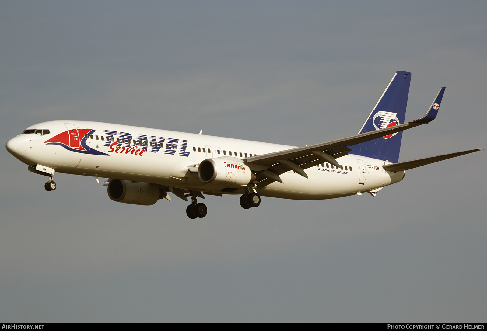 Aircraft Photo of OK-TSM | Boeing 737-9GJ/ER | Travel Service | AirHistory.net #145207