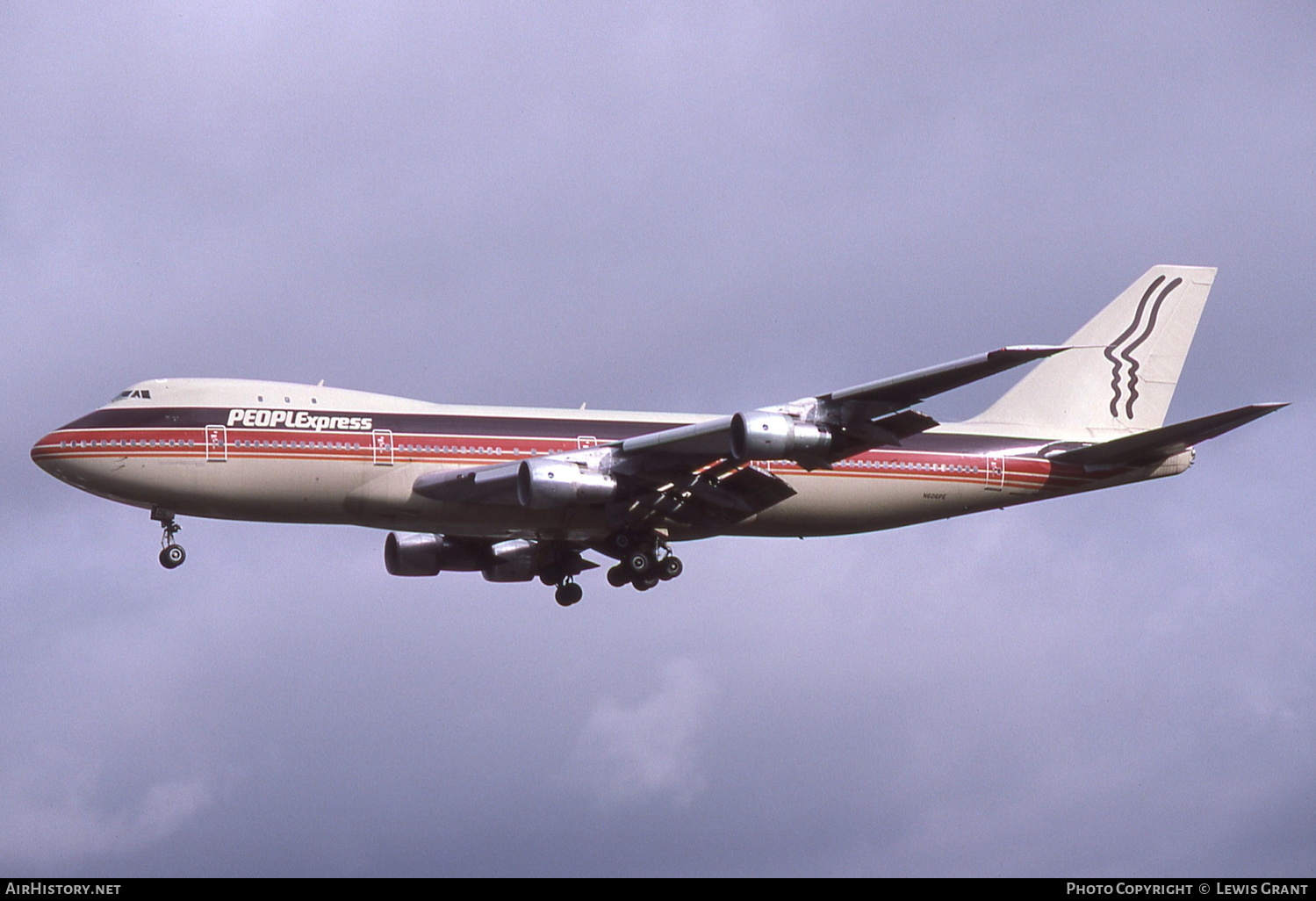 Aircraft Photo of N606PE | Boeing 747-143 | PeoplExpress | AirHistory.net #145208