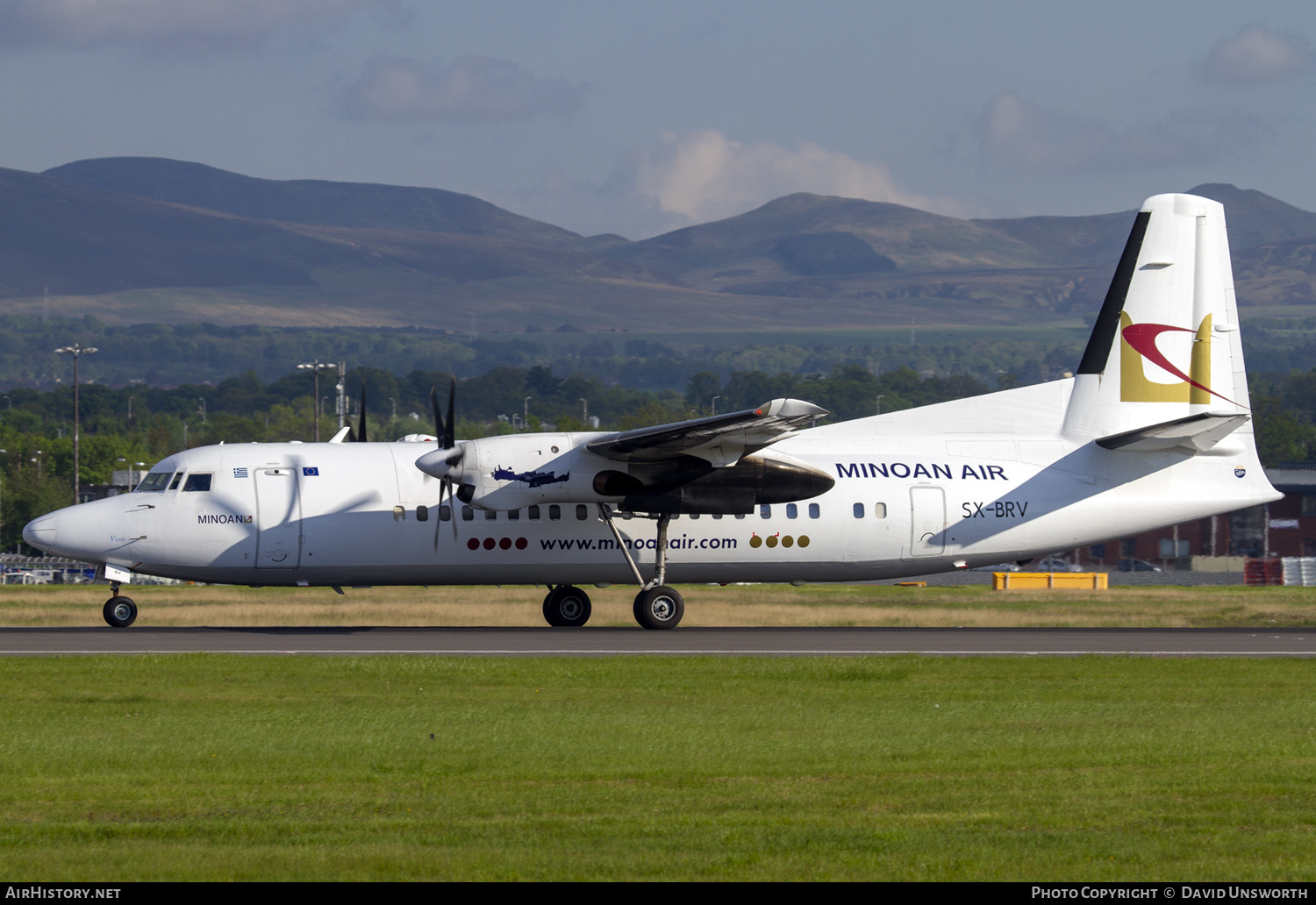 Aircraft Photo of SX-BRV | Fokker 50 | Minoan Air | AirHistory.net #145253