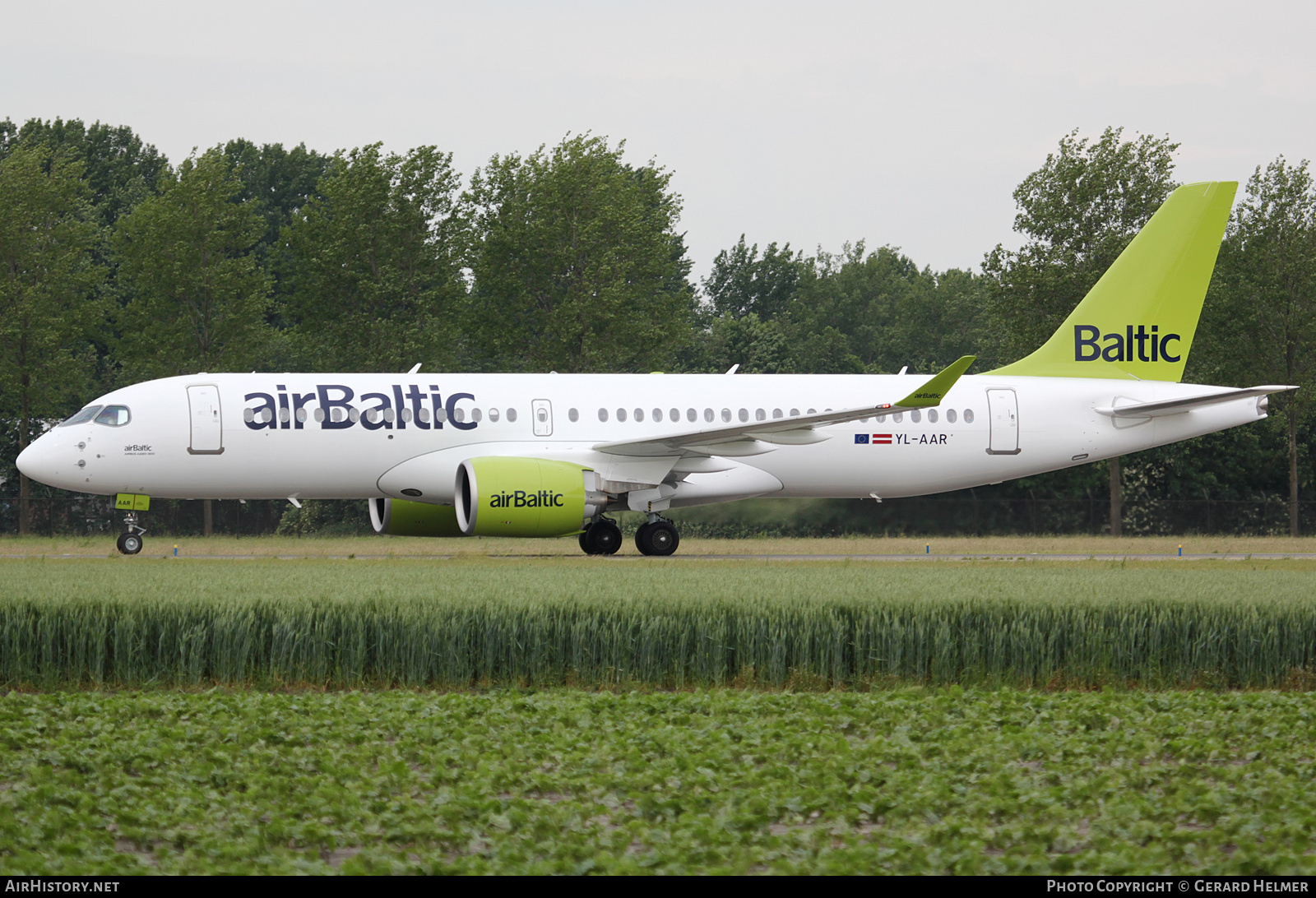 Aircraft Photo of YL-AAR | Airbus A220-371 (BD-500-1A11) | AirBaltic | AirHistory.net #145255