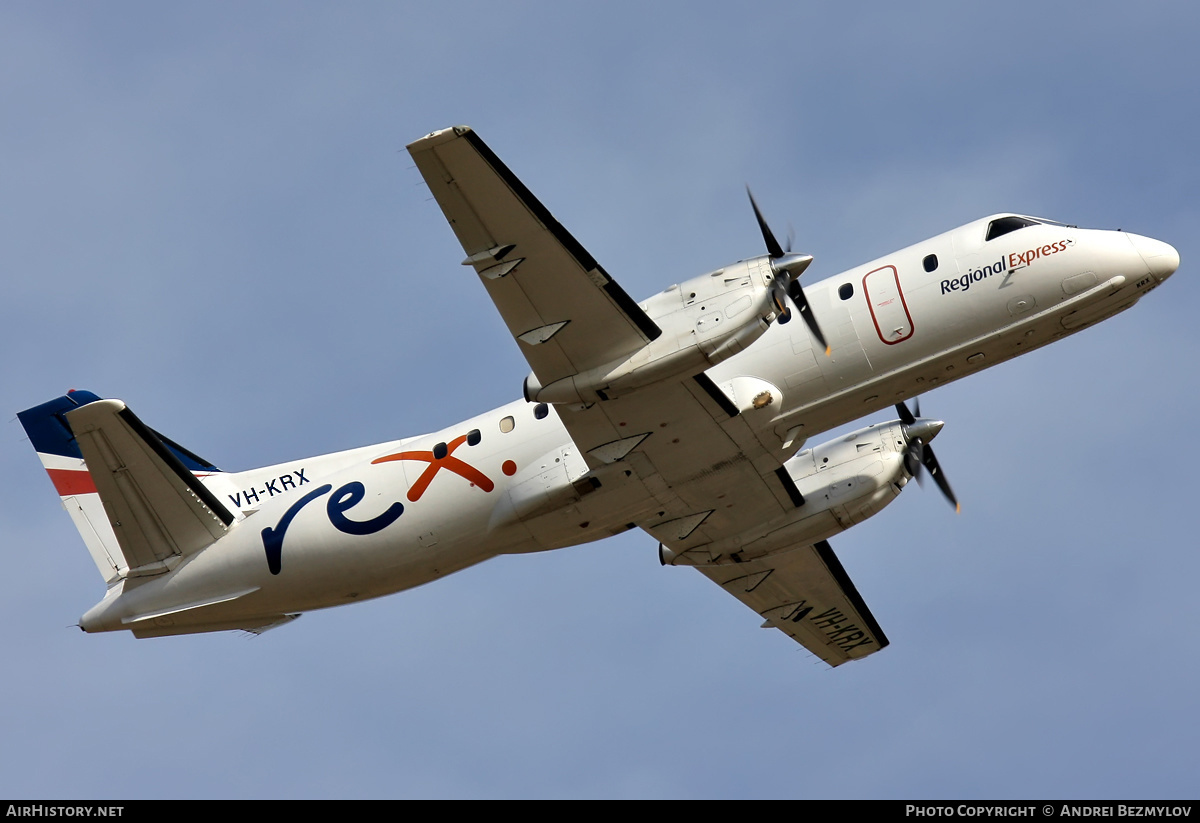 Aircraft Photo of VH-KRX | Saab 340B | REX - Regional Express | AirHistory.net #145289