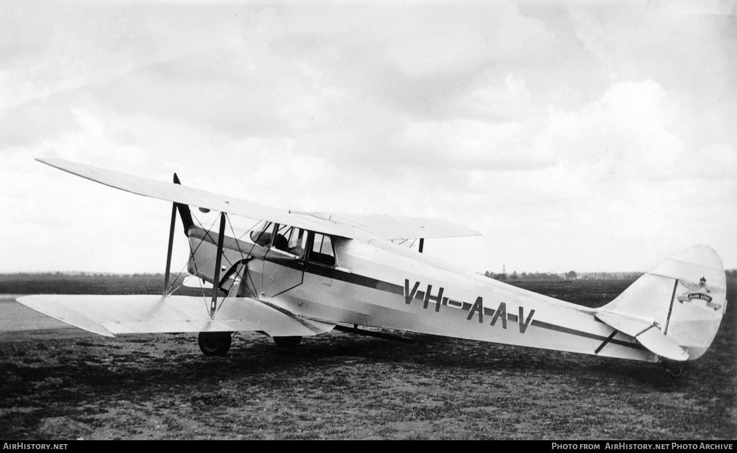 Aircraft Photo of VH-AAV | De Havilland D.H. 87B Hornet Moth | Royal Queensland Aero Club | AirHistory.net #145292
