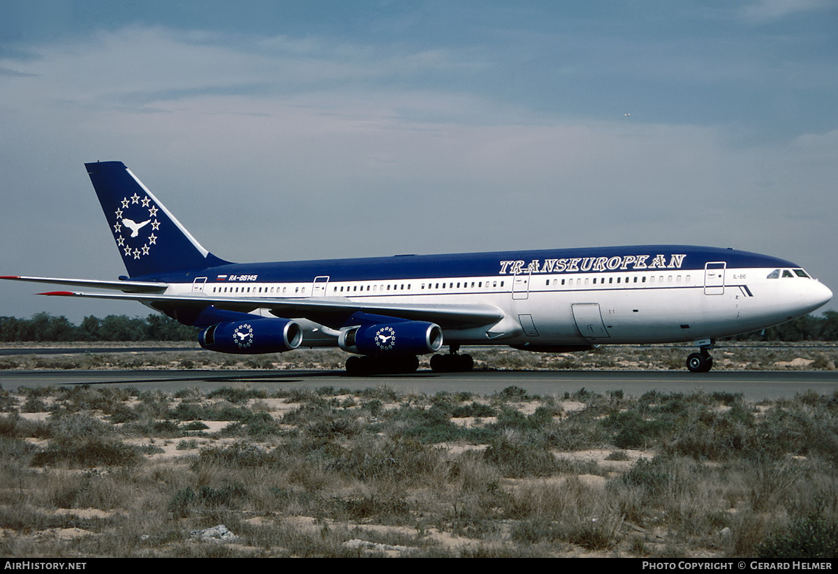 Aircraft Photo of RA-86145 | Ilyushin Il-86 | Transeuropean Airlines | AirHistory.net #145294