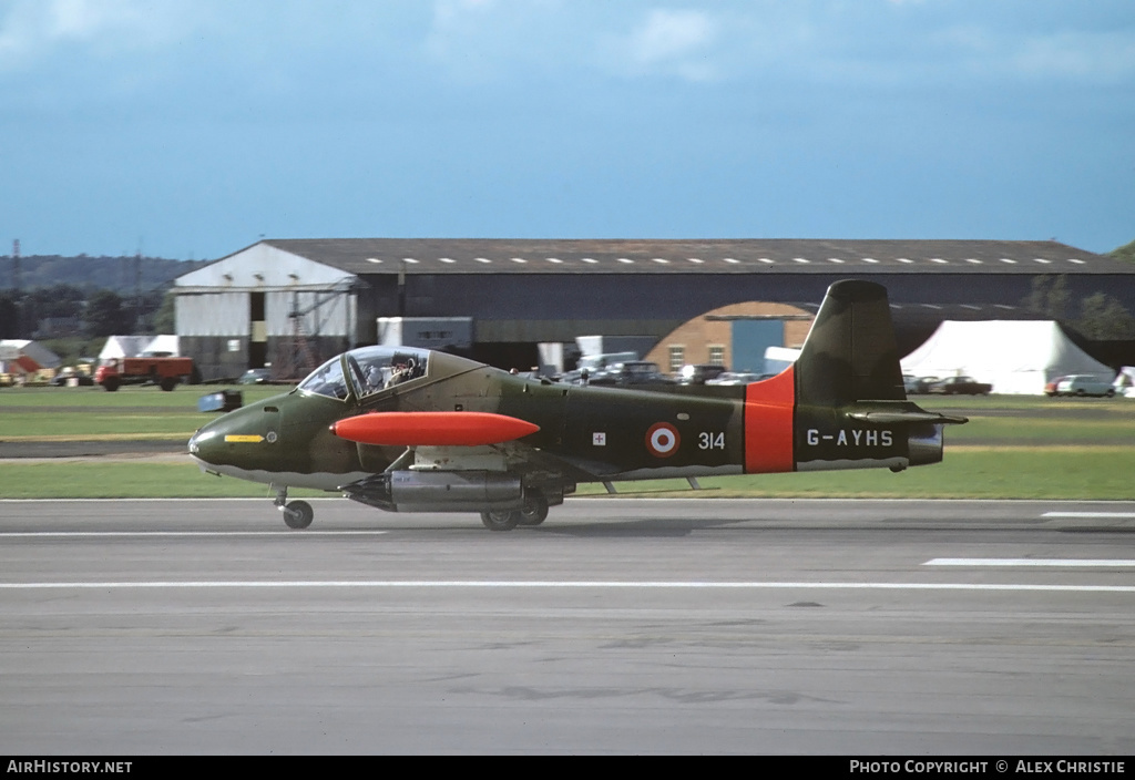 Aircraft Photo of G-AYHS | BAC 167 Strikemaster Mk84 | AirHistory.net #145298