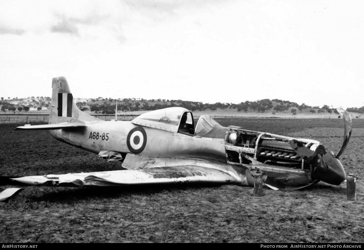 Aircraft Photo of A68-85 | Commonwealth CA-18 Mustang 21 (P-51D) | Australia - Air Force | AirHistory.net #145304