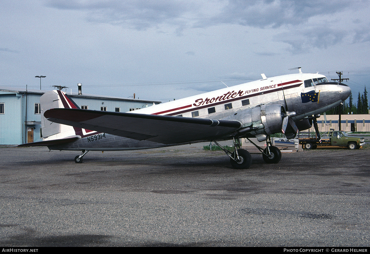 Aircraft Photo of N59314 | Douglas C-47A Skytrain | Frontier Flying Service | AirHistory.net #145308