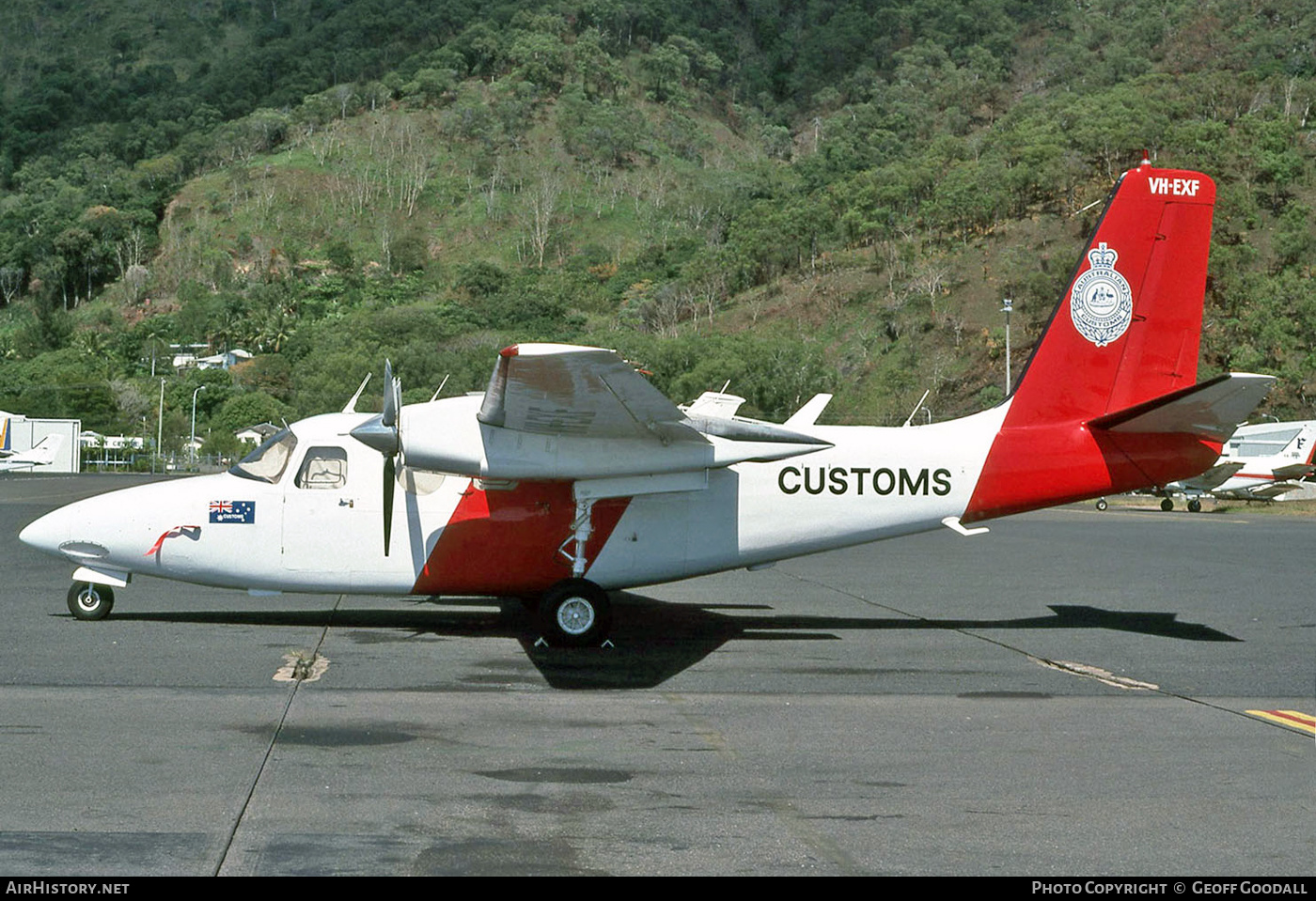 Aircraft Photo of VH-EXF | Aero Commander 500S Shrike Commander | Australian Customs | AirHistory.net #145341