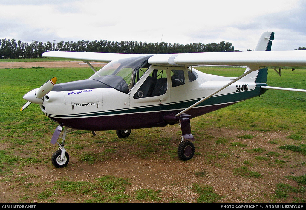 Aircraft Photo of 24-4007 | Tecnam P-92-2000RG | AirHistory.net #145347