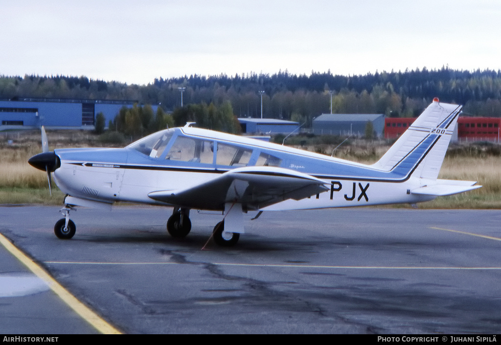 Aircraft Photo of OH-PJX | Piper PA-28R-200 Cherokee Arrow | AirHistory.net #145351