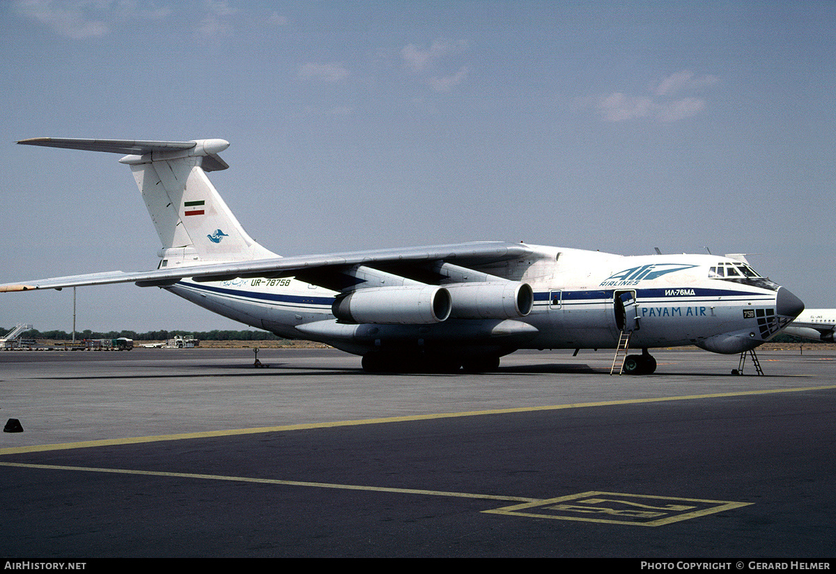 Aircraft Photo of UR-78758 | Ilyushin Il-76MD | Payam Air | AirHistory.net #145360
