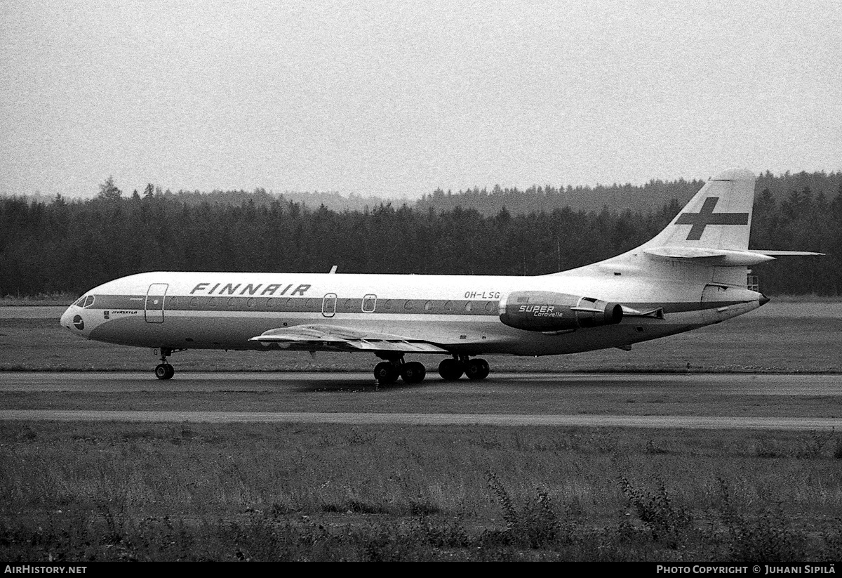 Aircraft Photo of OH-LSG | Sud SE-210 Caravelle 10B3 Super B | Finnair | AirHistory.net #145389