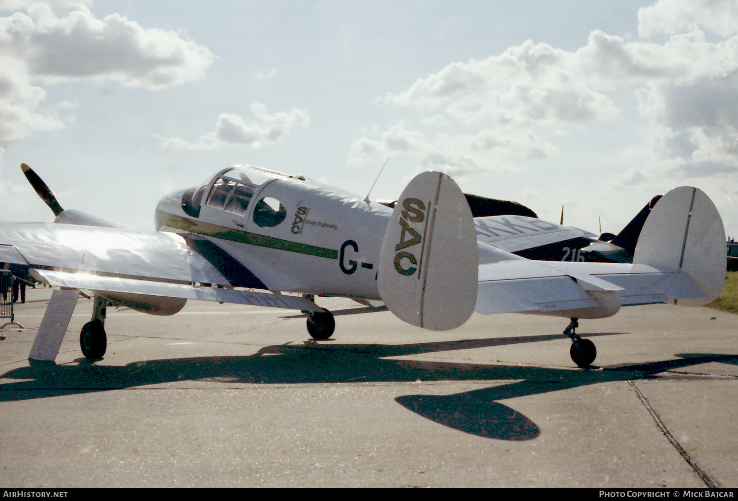 Aircraft Photo of G-AKKB | Miles M.65 Gemini 1A | SAC Design Engineering | AirHistory.net #145401