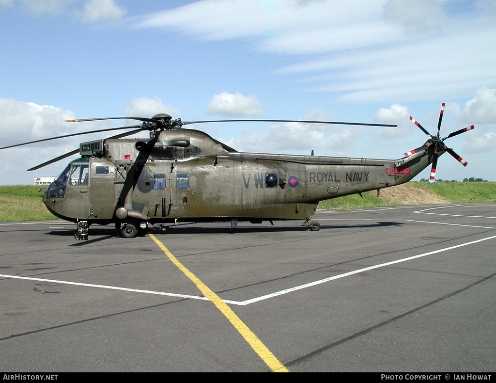 Aircraft Photo of ZF119 | Westland WS-61 Sea King HC4 | UK - Navy | AirHistory.net #145405