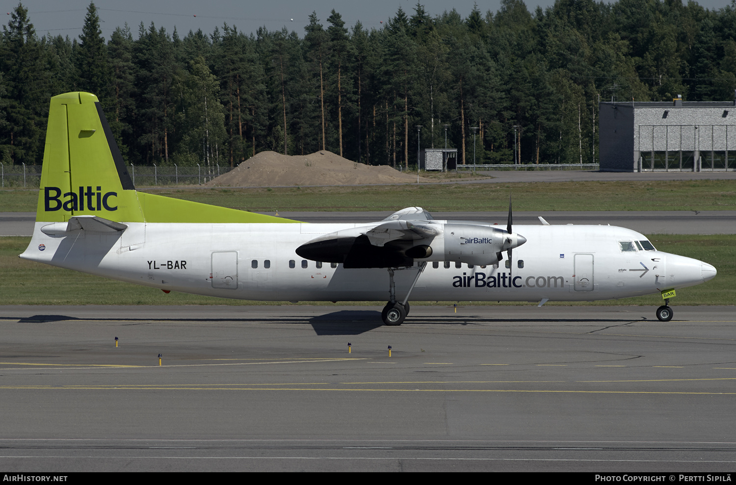 Aircraft Photo of YL-BAR | Fokker 50 | AirBaltic | AirHistory.net #145411