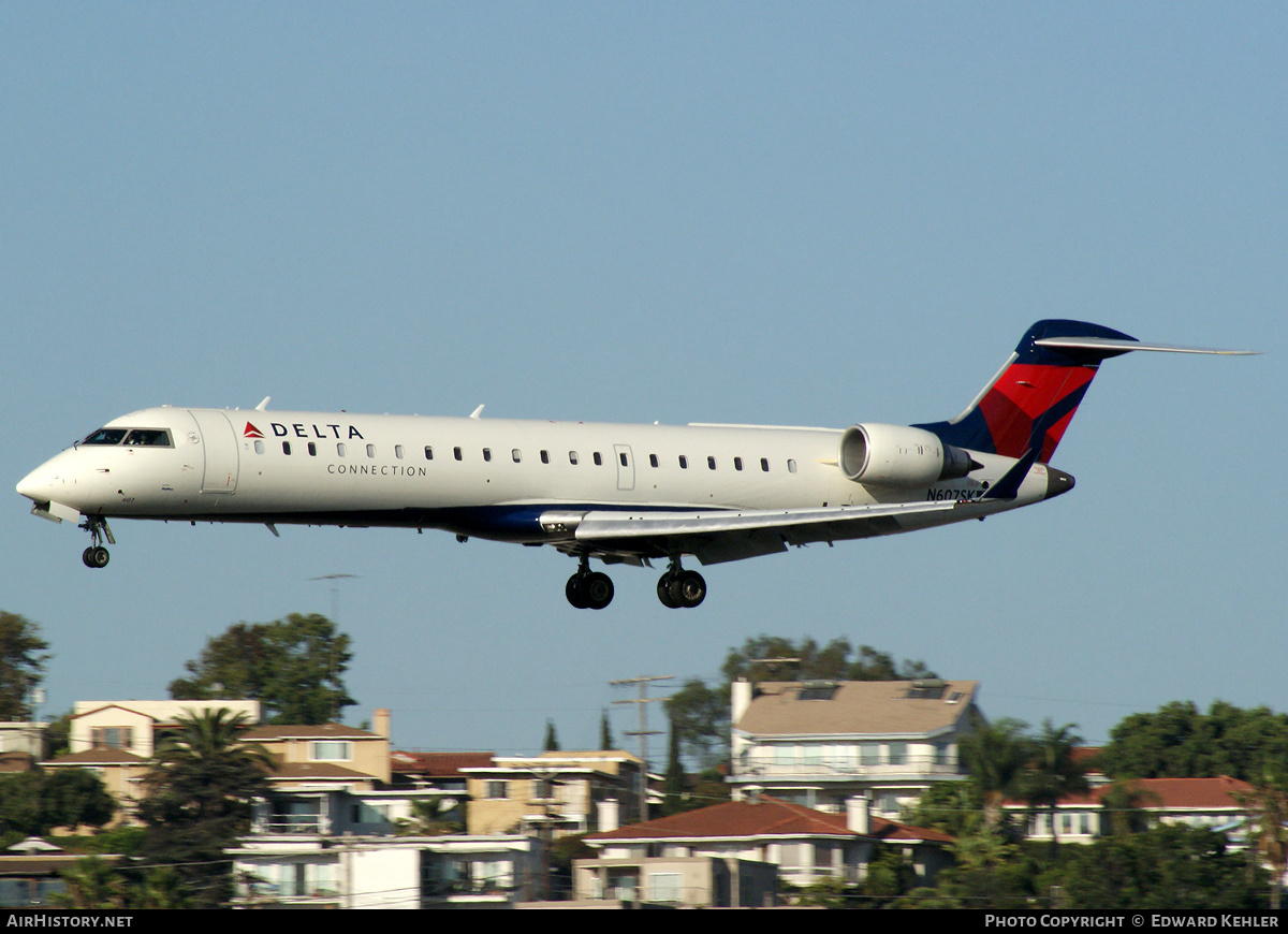 Aircraft Photo of N607SK | Bombardier CRJ-700 (CL-600-2C10) | Delta Connection | AirHistory.net #145433