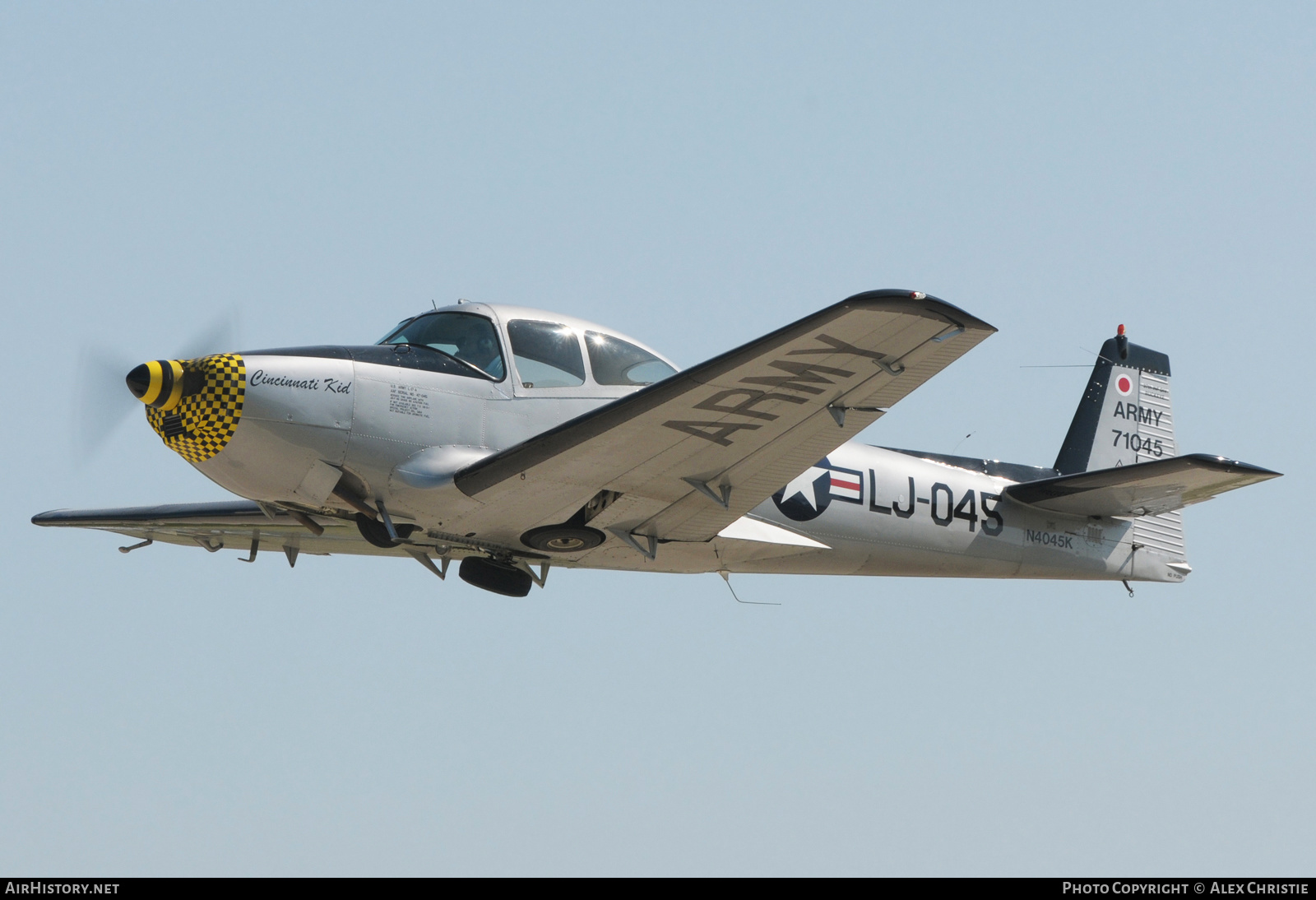 Aircraft Photo of N4045K / 71045 | North American Navion (NA-145) | USA - Army | AirHistory.net #145462