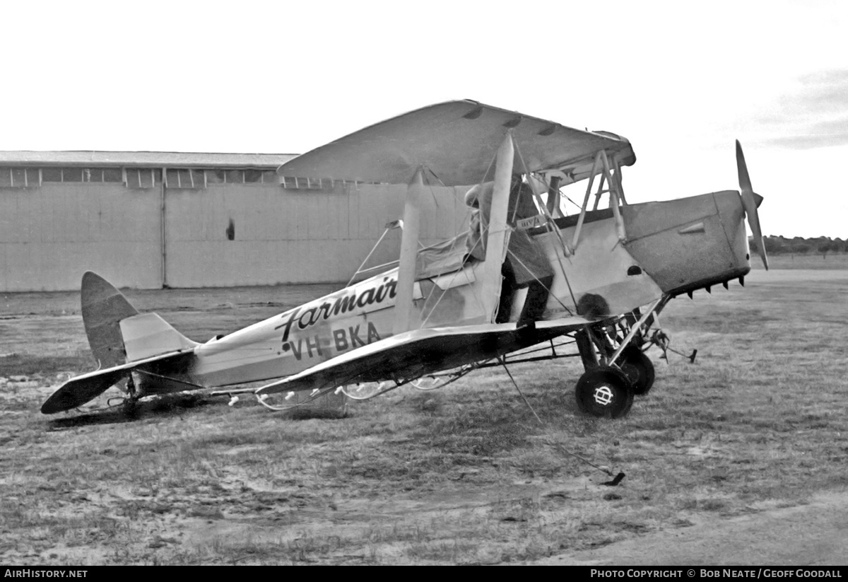 Aircraft Photo of VH-BKA | De Havilland D.H. 82A Tiger Moth | Farmair | AirHistory.net #145472