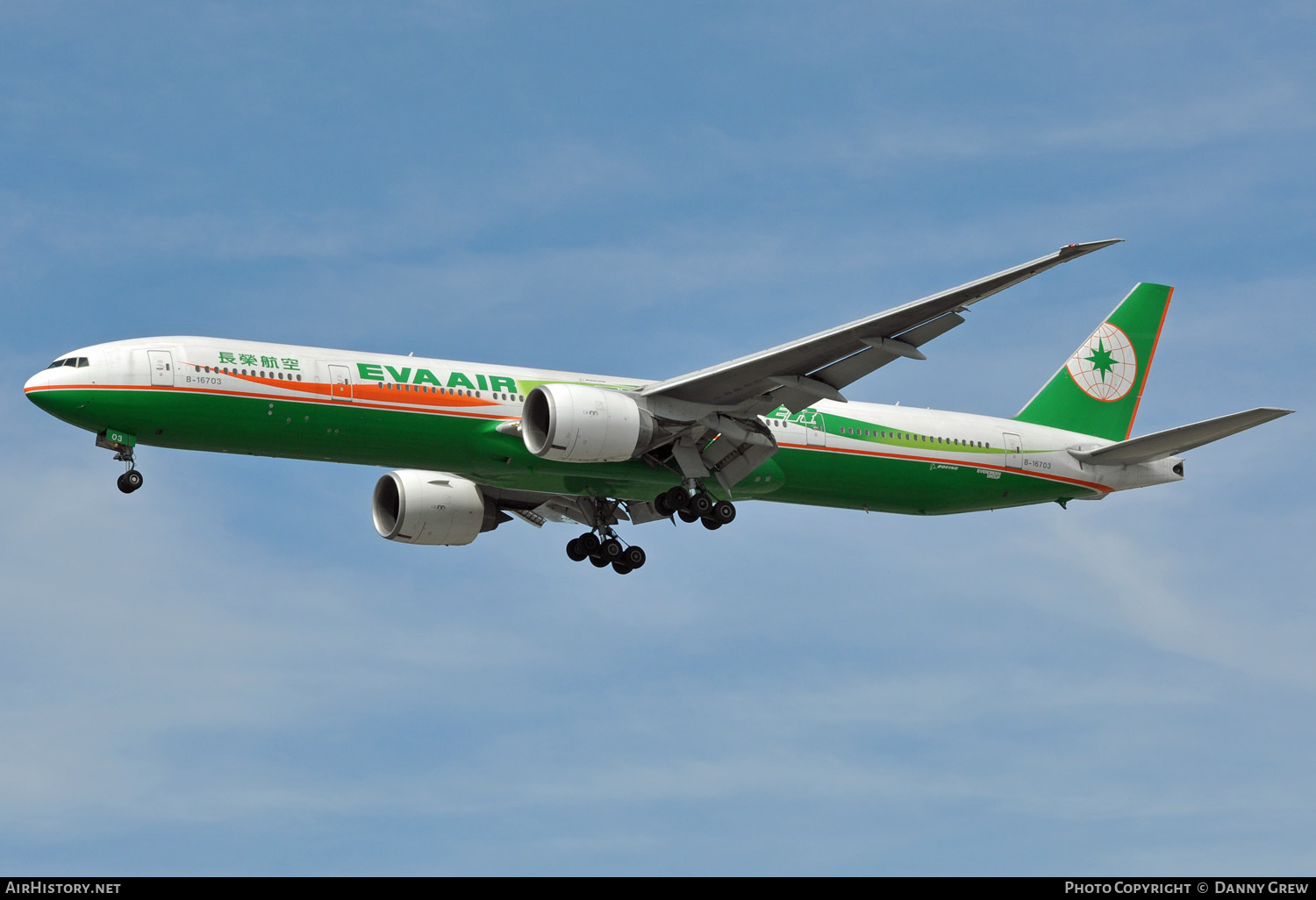 Aircraft Photo of B-16703 | Boeing 777-35E/ER | EVA Air | AirHistory.net #145475