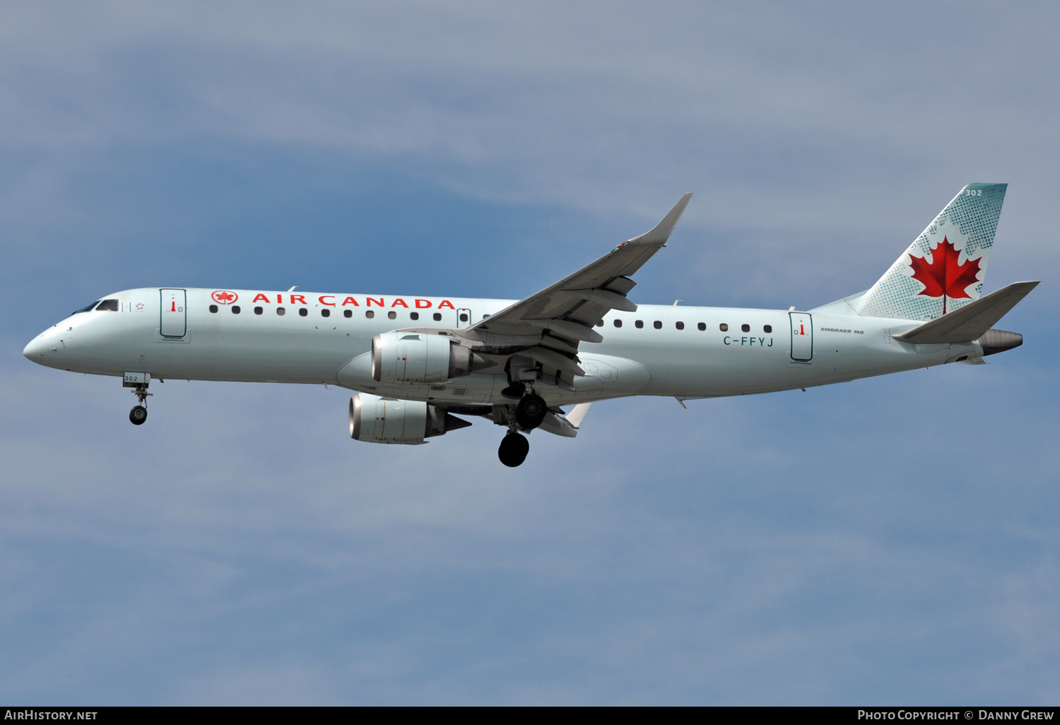 Aircraft Photo of C-FFYJ | Embraer 190AR (ERJ-190-100IGW) | Air Canada | AirHistory.net #145480