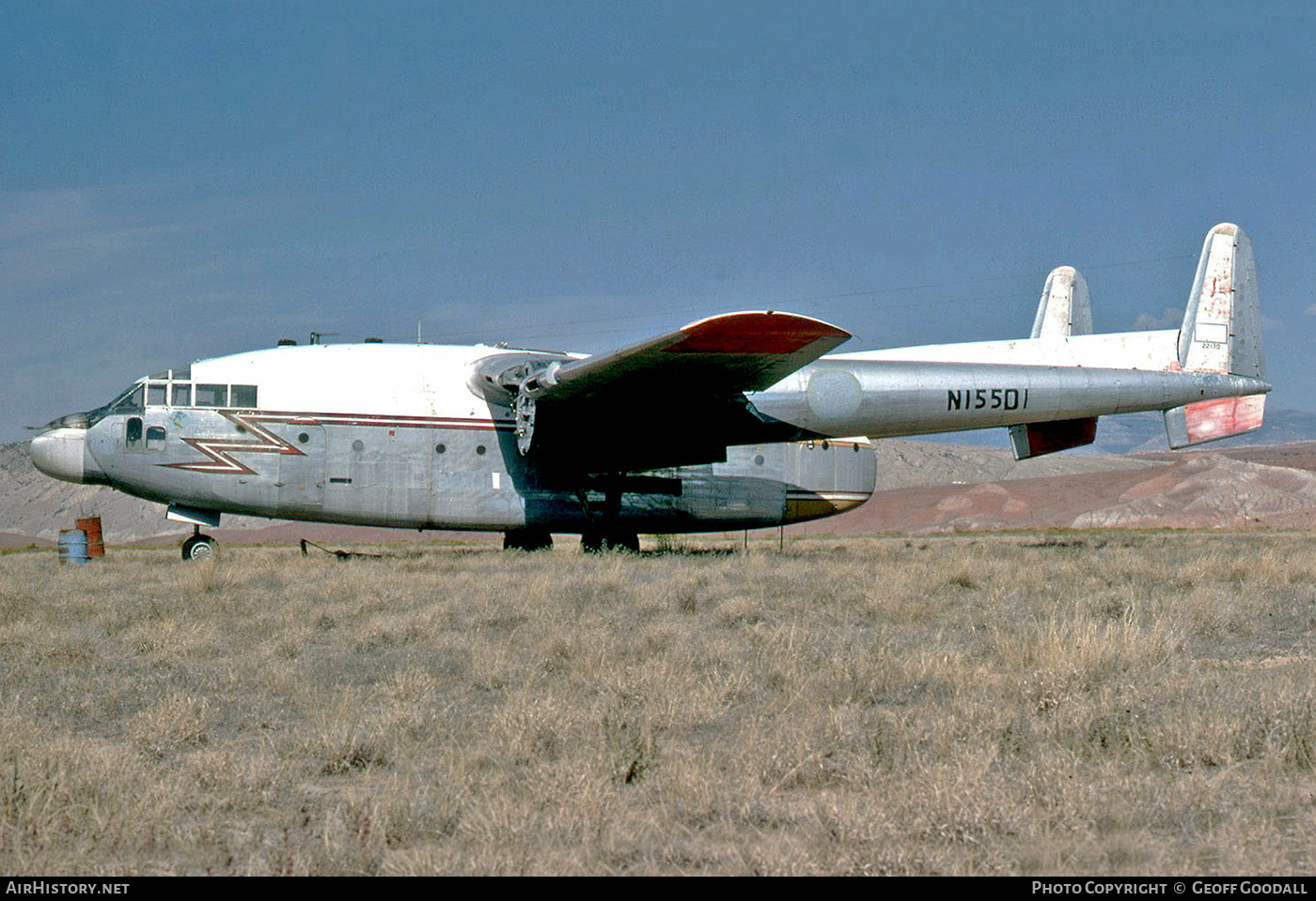 Aircraft Photo of N15501 | Fairchild C-119G Flying Boxcar | AirHistory.net #145481