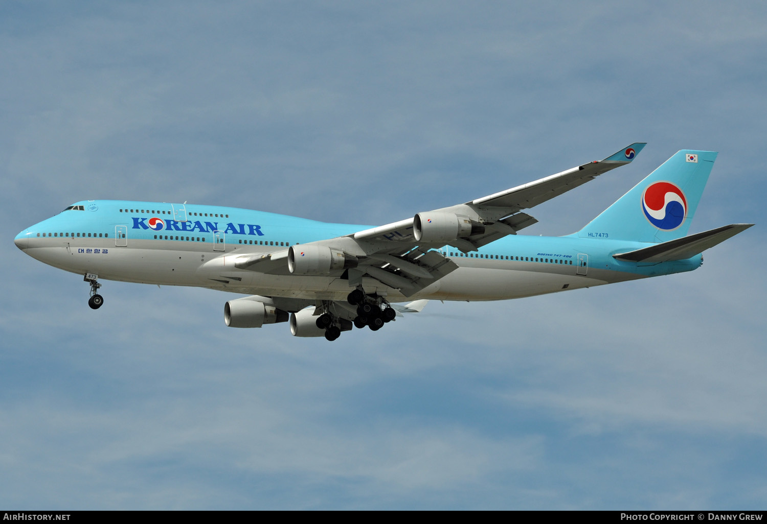 Aircraft Photo of HL7473 | Boeing 747-4B5 | Korean Air | AirHistory.net #145482