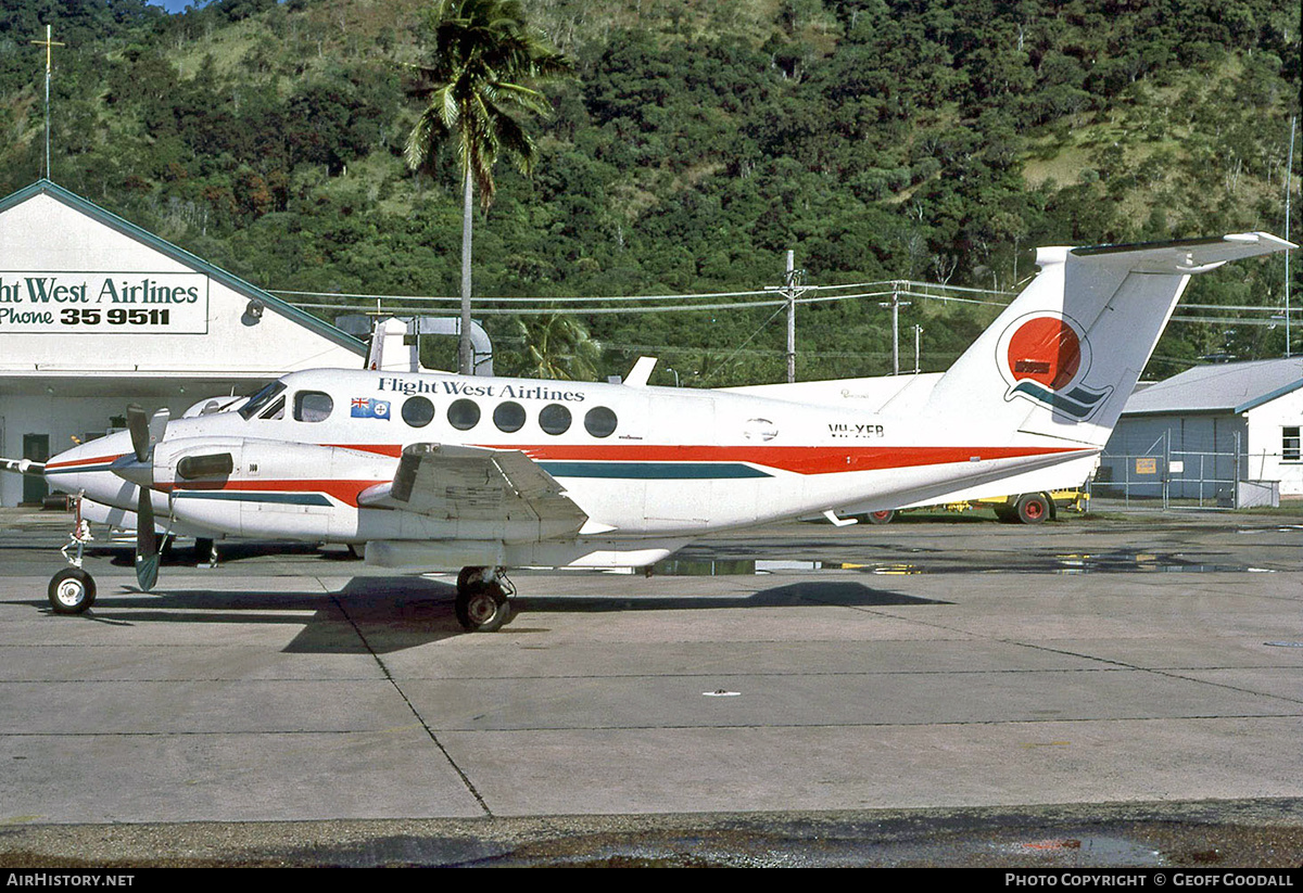 Aircraft Photo of VH-XFB | Beech 200 Super King Air | Flight West Airlines | AirHistory.net #145492