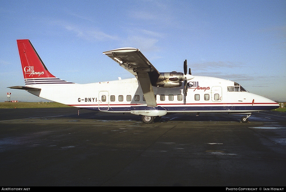 Aircraft Photo of G-BNYI | Short 360-300 | Gill Airways | AirHistory.net #145504
