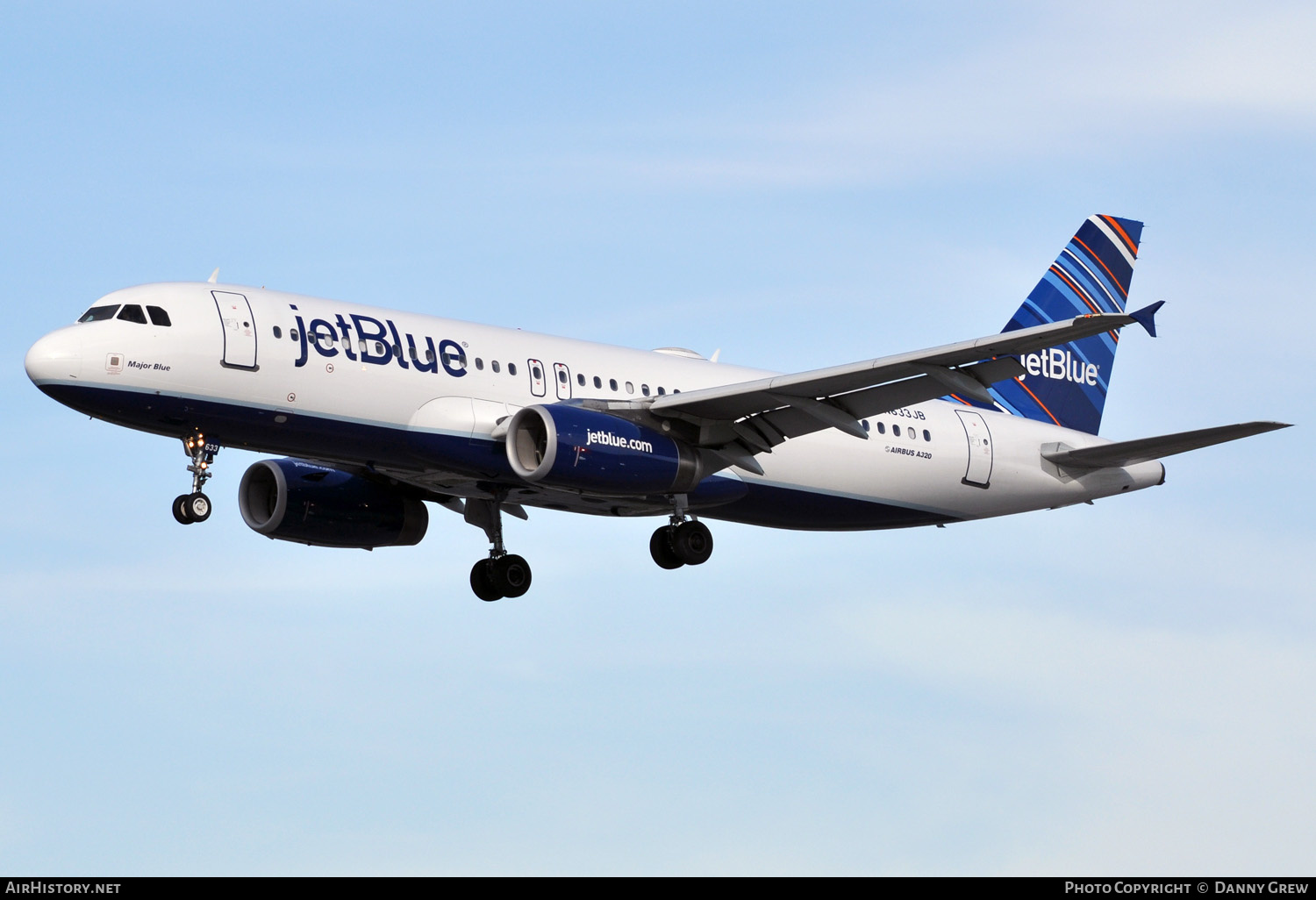 Aircraft Photo of N633JB | Airbus A320-232 | JetBlue Airways | AirHistory.net #145542
