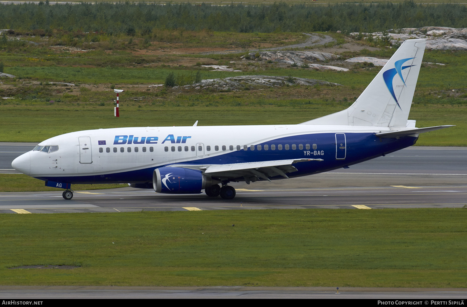 Aircraft Photo of YR-BAG | Boeing 737-5L9 | Blue Air | AirHistory.net #145543