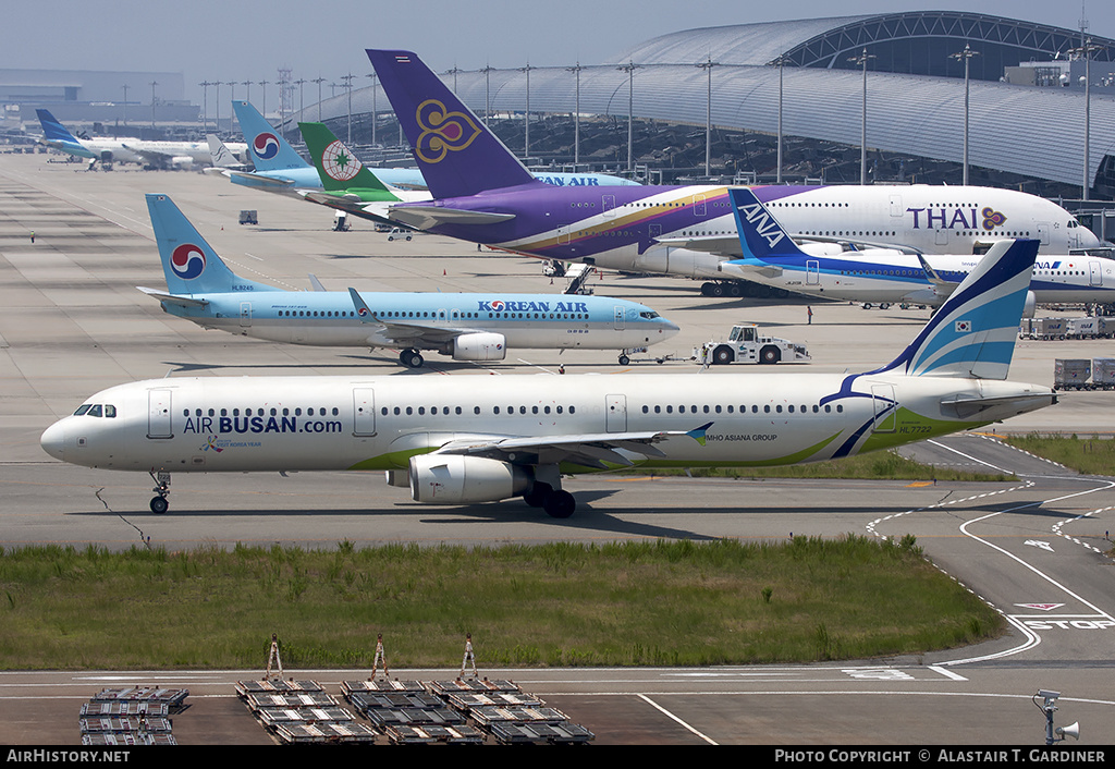 Aircraft Photo of HL7722 | Airbus A321-231 | Air Busan | AirHistory.net #145553