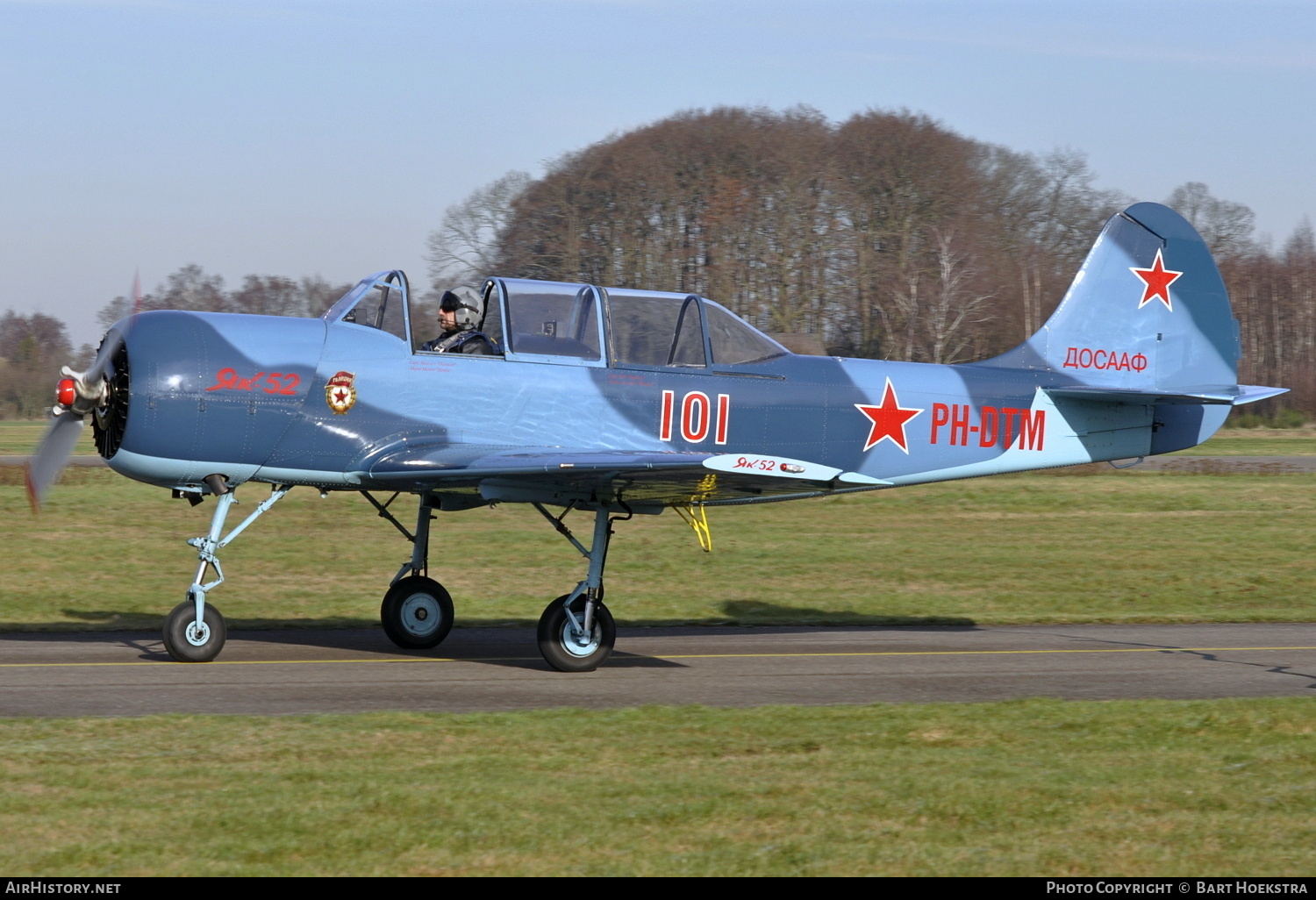 Aircraft Photo of PH-DTM / 101 red | Yakovlev Yak-52 | Soviet Union - DOSAAF | AirHistory.net #145582