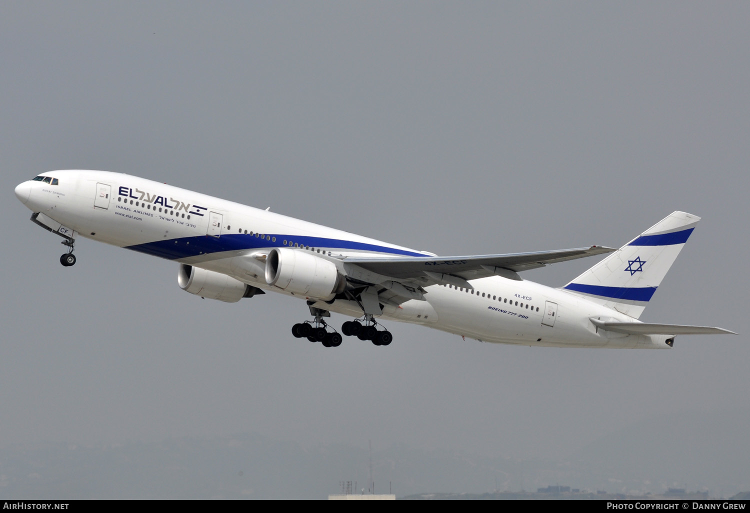 Aircraft Photo of 4X-ECF | Boeing 777-258/ER | El Al Israel Airlines | AirHistory.net #145604