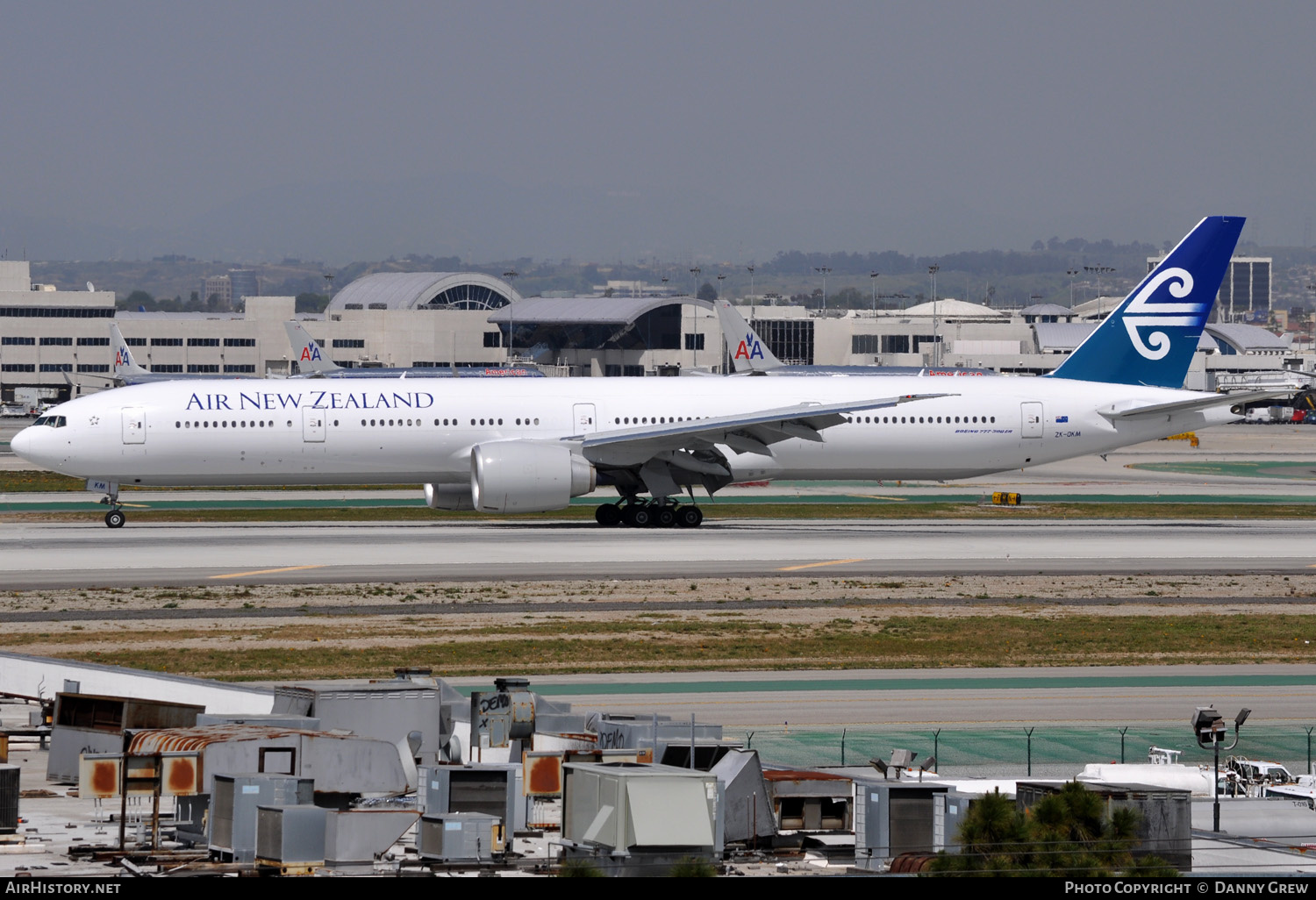 Aircraft Photo of ZK-OKM | Boeing 777-319/ER | Air New Zealand | AirHistory.net #145607