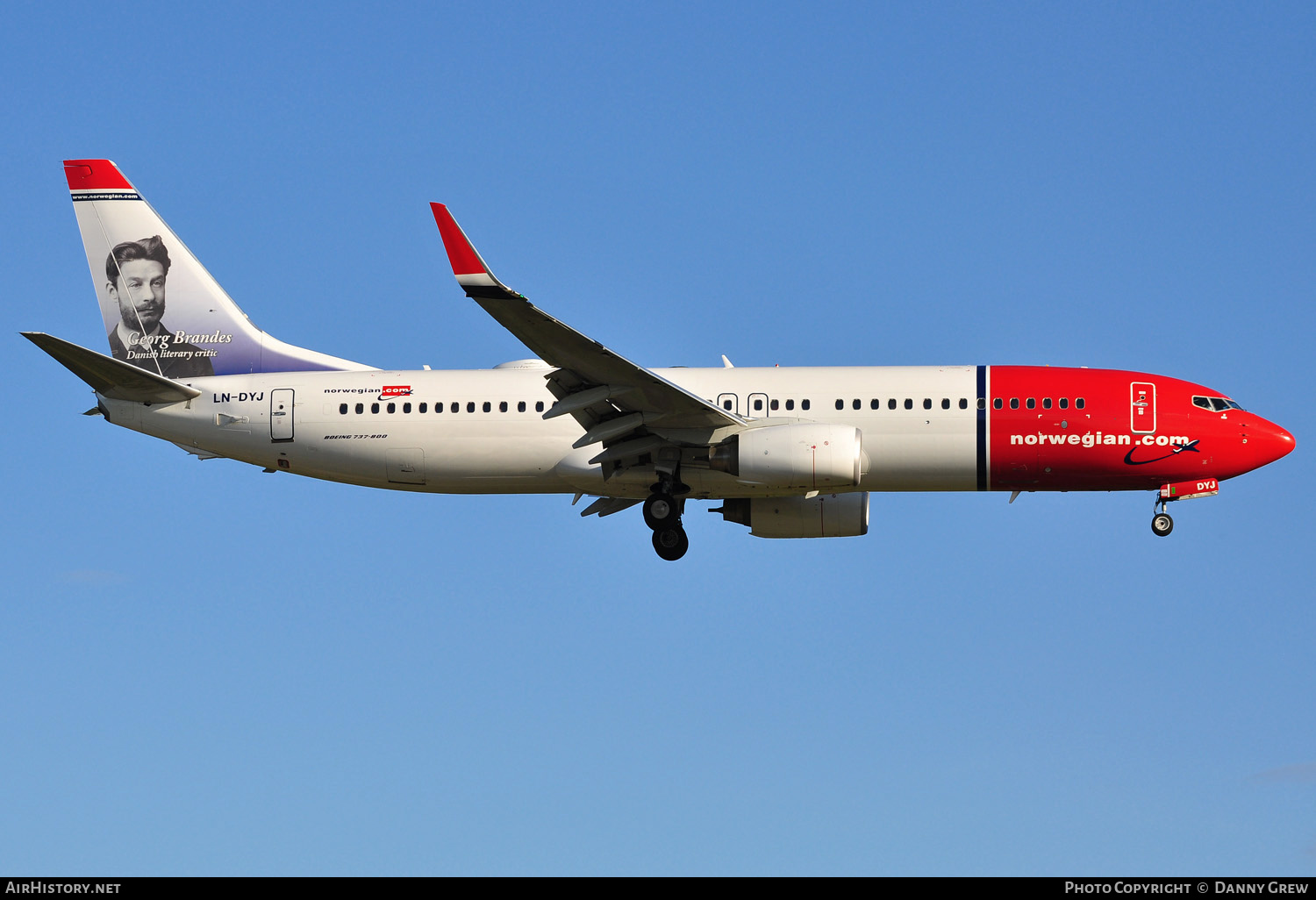 Aircraft Photo of LN-DYJ | Boeing 737-8JP | Norwegian | AirHistory.net #145749
