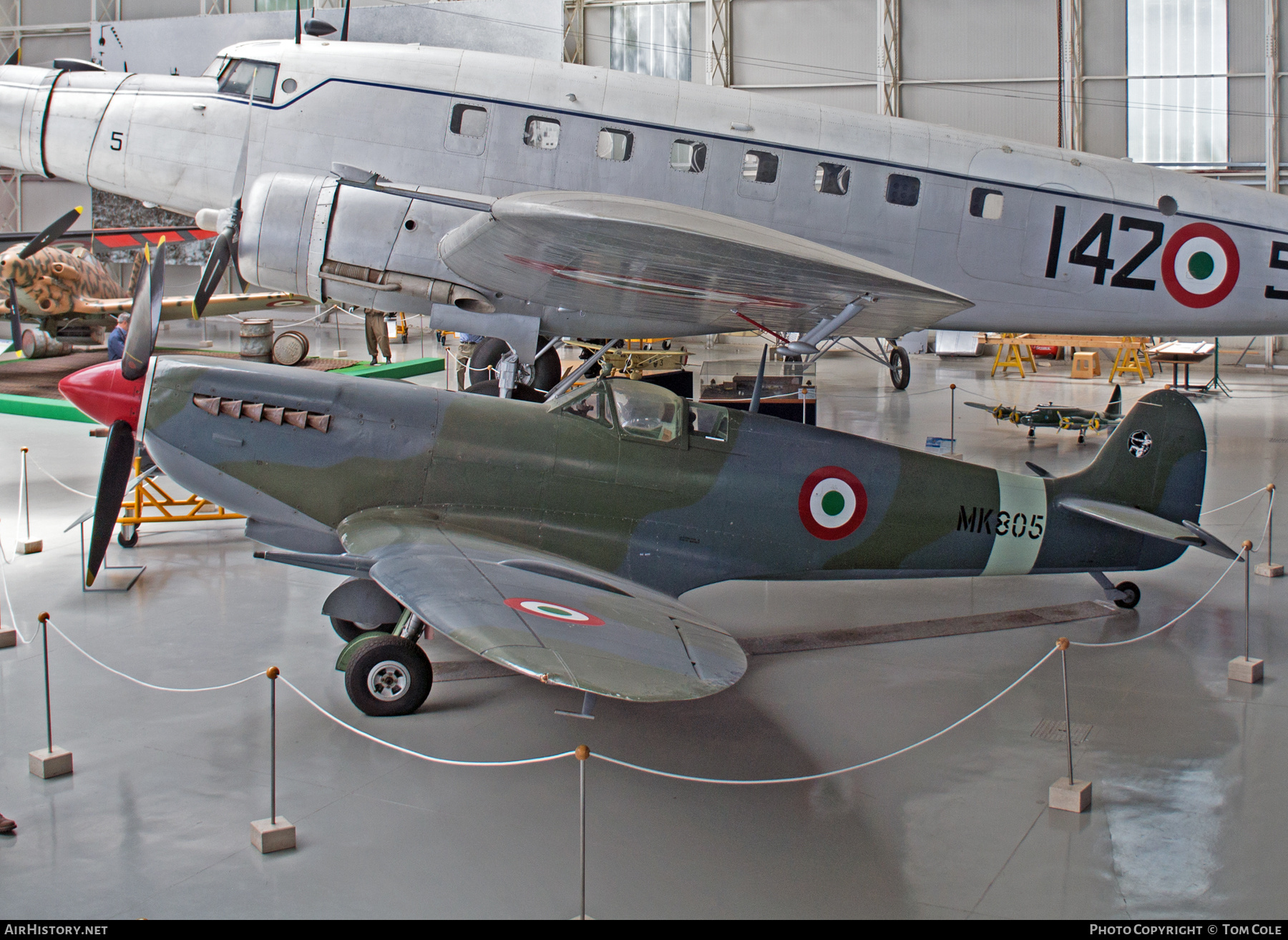 Aircraft Photo of MK805 | Supermarine 361 Spitfire LF9C | Italy - Air Force | AirHistory.net #145768