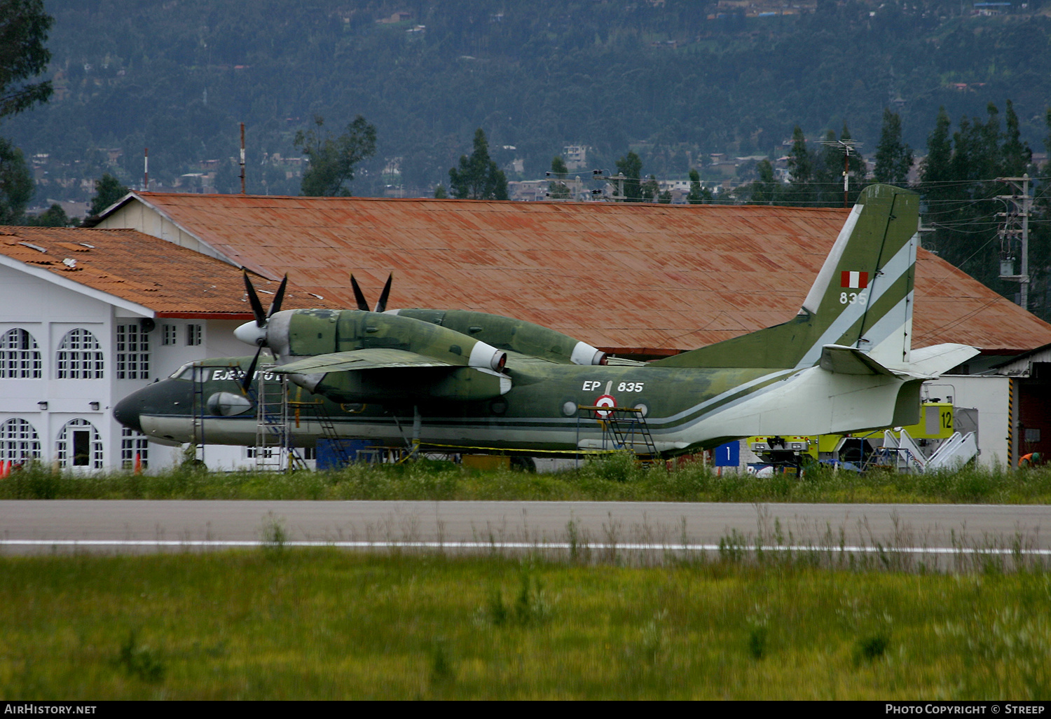 Aircraft Photo of EP-835 | Antonov An-32B | Peru - Army | AirHistory.net #145792