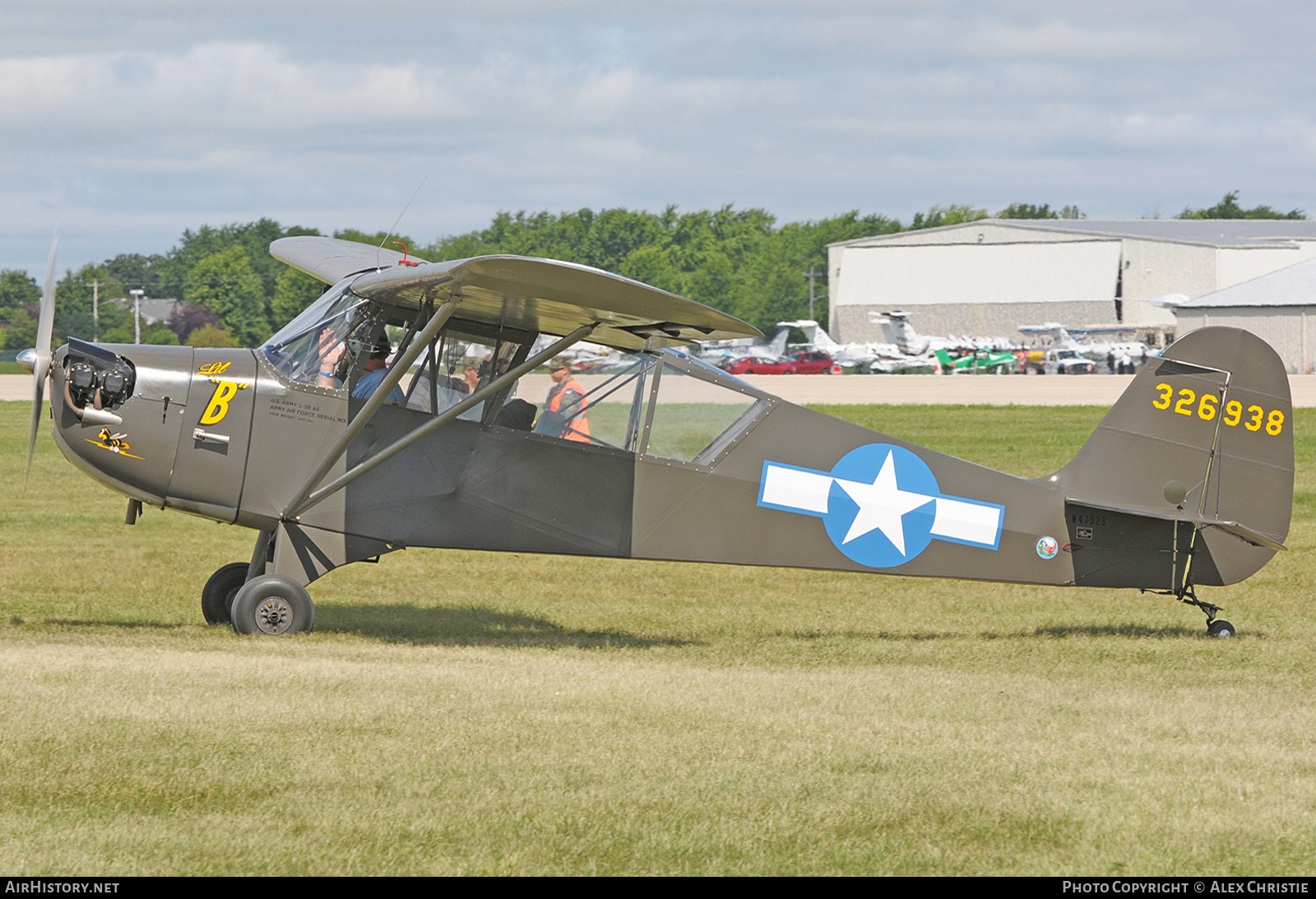 Aircraft Photo of N47523 / 326938 | Aeronca O-58B Grasshopper | USA - Army | AirHistory.net #145816