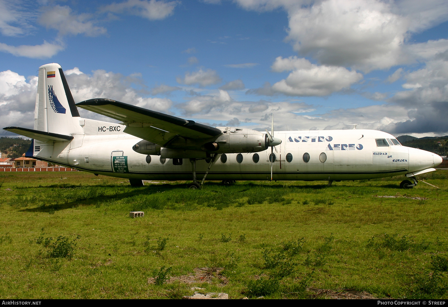 Aircraft Photo of HC-BXC | Fairchild Hiller FH-227B | Austro Aéreo | AirHistory.net #145820