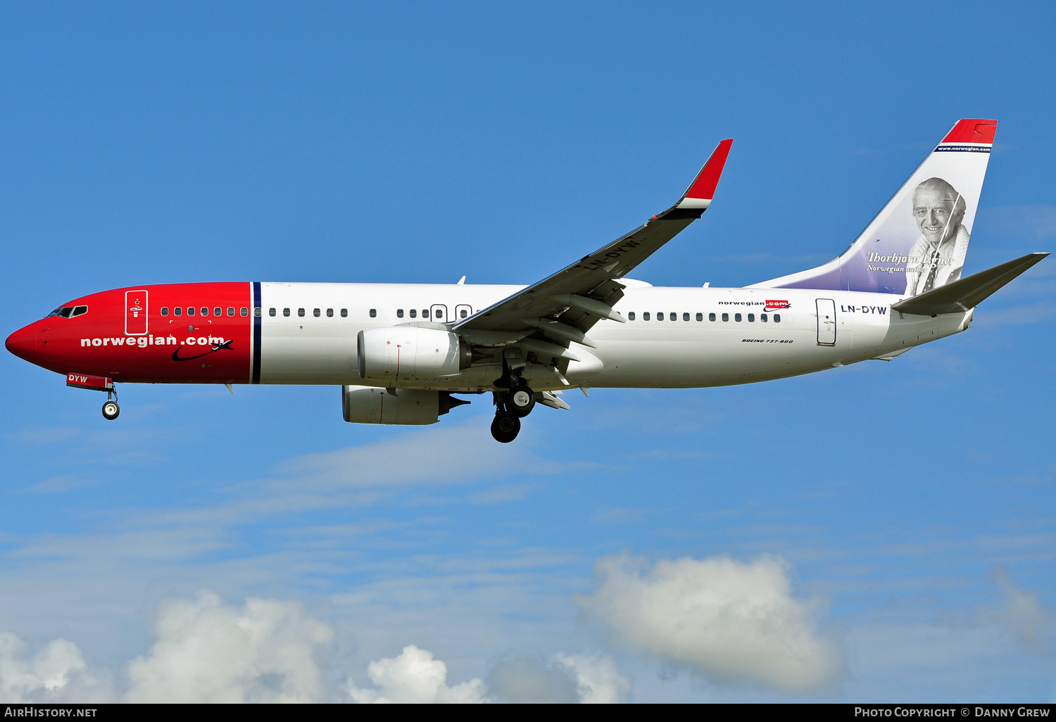 Aircraft Photo of LN-DYW | Boeing 737-8JP | Norwegian | AirHistory.net #145850