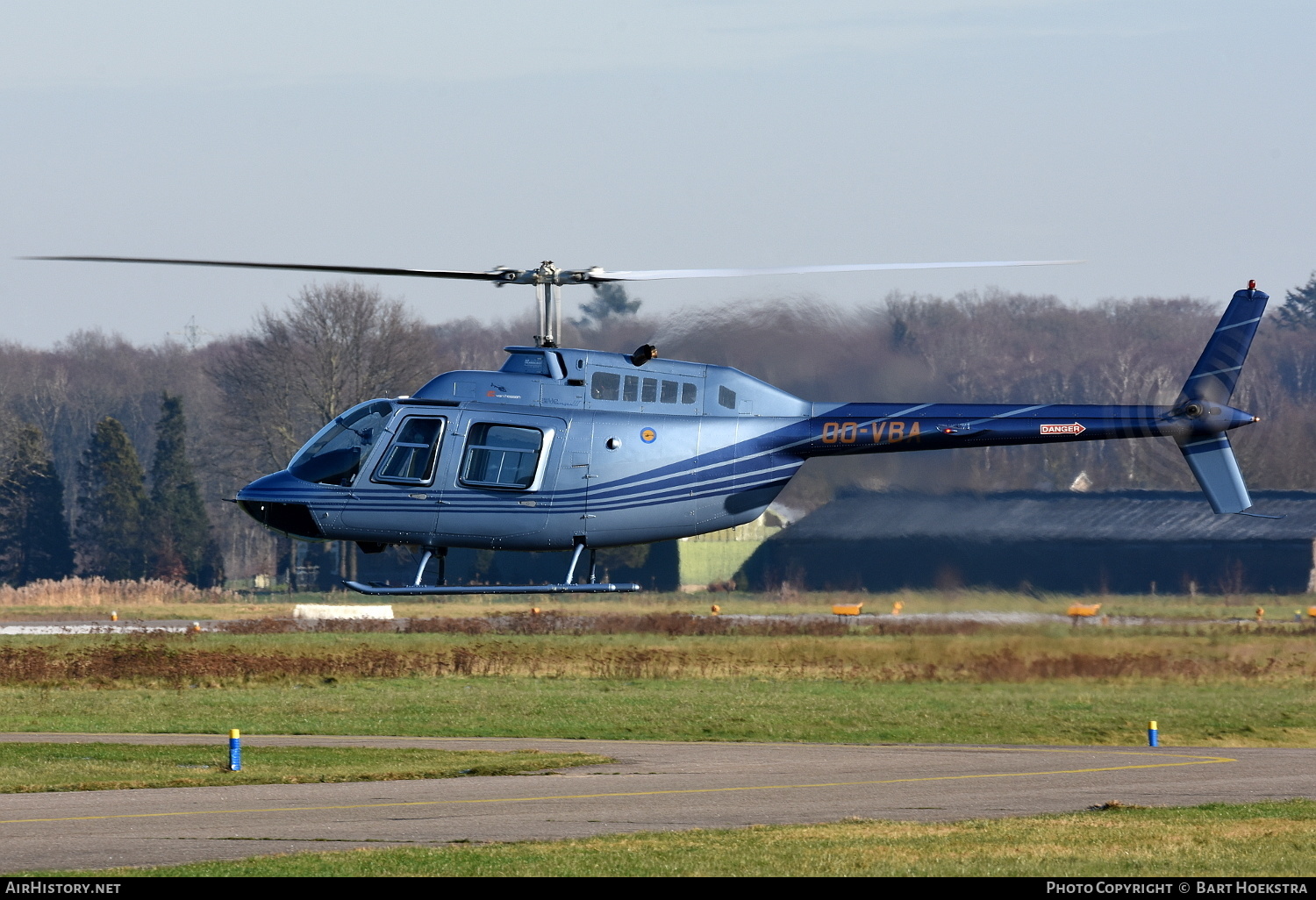 Aircraft Photo of OO-VBA | Bell 206B-3 JetRanger III | Van Hessen | AirHistory.net #145871
