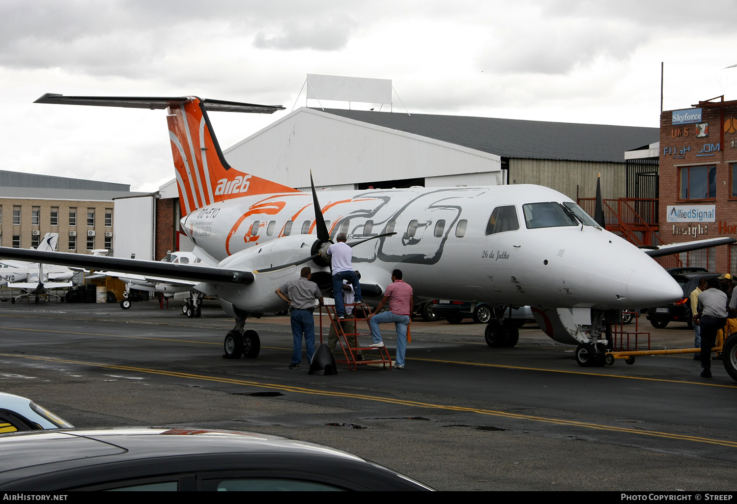 Aircraft Photo of D2-EYO | Embraer EMB-120RT Brasilia | Air26 Linhas Aéreas | AirHistory.net #145883