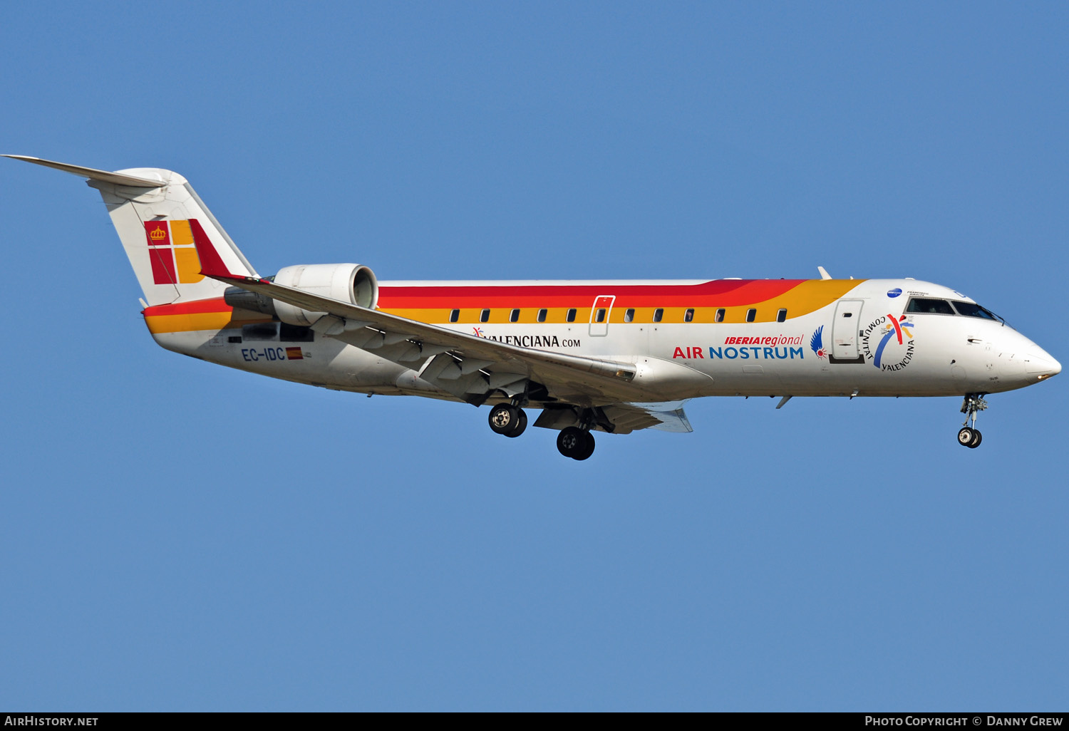 Aircraft Photo of EC-IDC | Bombardier CRJ-200ER (CL-600-2B19) | Iberia Regional | AirHistory.net #145925